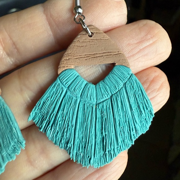 Handmade Tassel Earrings - Picture 3 of 6